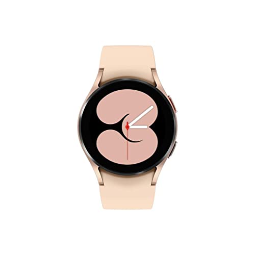 Samsung Galaxy Watch 4 40mm R865 Smartwatch Bluetooth WiFi + LTE with ECG Monitor Tracker for Health Fitness Running Sleep Cycles GPS Fall Detection - (Pink Gold) (Renewed)