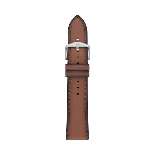 Fossil Men's 22mm Medium Brown LiteHide™ Leather Watch Band