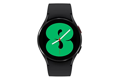 Samsung Galaxy Watch 4 40mm Bluetooth Smartwatch with ECG Heart Monitor, Tracker for Health, Fitness, Running, Sleep Tracking, GPS Fall Detection, US Version, SM-R860NZKAXAA, Black