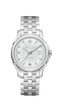 Hamilton Jazzmaster Automatic Men's Watch, 40mm Stainless Steel Case, Swiss Made, Silver Dial Analog Wrist Watch for Men, 50m Waterproof, Sapphire Crystal, 3-Hand Movement, Stainless Steel Strap