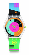 Swatch Skin Classic Biosourced Unisex Watch Casual Polymer Multicolor Quartz Waterproof Swatch Neon Hot Racer