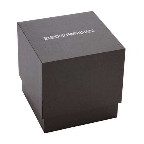 Emporio Armani Men's GMT Dual Time Silver Stainless Steel Bracelet Watch (Model: AR11589)