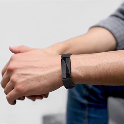 AK Band Compatible with Fitbit Inspire 2 Bands for Women Men, Adjustable Replacement Sport Wristbands Straps for Fitbit Inspire 2 / Ace 3 (Black)