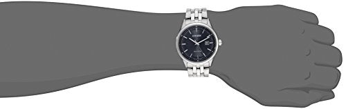 Citizen Men's Classic Addysen Eco-Drive Watch, 3-Hand Date, Sapphire Crystal, Stainless/Blue Dial, 41mm (Model: BM7251-53L)