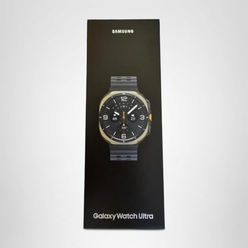 Samsung Galaxy Watch Ultra 2025 (64GB, 47mm, Unlocked LTE) AI Smartwatch with 1.5" AMOLED, Wi-Fi, Bluetooth, Heart Rate, GPS Fitness Tracker, International Model (Fast Charger Cube Bundle, Silver)