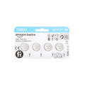 Amazon Basics CR2032 3V Lithium Coin Cell Batteries, Child-Proof Package, Non-Coated, AirTag Compatible, 4-Pack