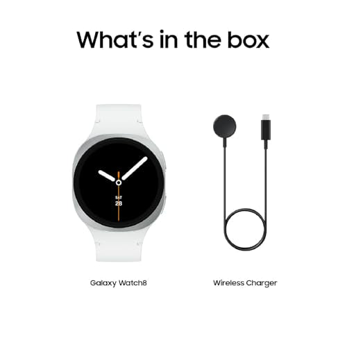 Samsung Galaxy Watch 8 (2025), Silver, 40mm, LTE Smartwatch