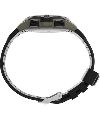 Timex Men's Expedition 41mm Watch - Black Strap Digital Dial Green Case
