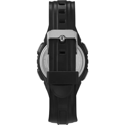 Timex Men's Digital 43mm Watch - Black Band Digital Dial Black Case