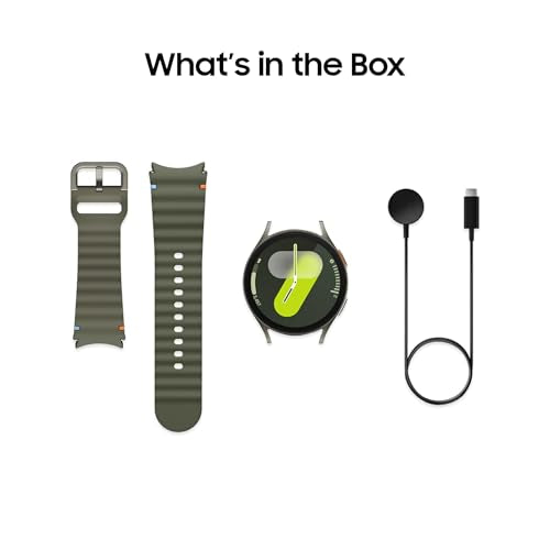 Samsung Galaxy Watch 7 | 44mm | AI Smartwatch w/ 1.5" AMOLED, Wear OS 5, LTE, Wi-Fi, Bluetooth, Heart Rate, Sleep Apnea & GPS Fitness Tracker | International Model L315 | w/Fast Charger, Intl Green