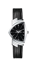 Hamilton Ventura Swiss Quartz Men's Watch, 32mm x 50mm Stainless Steel Case, Swiss Made, Black Dial Analog Wrist Watch for Men, 50m Waterproof, Mineral Crystal