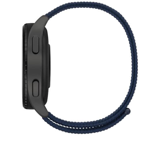 DADO Nylon Field Mountain Pattren Braided Watch Strap Compatible with Samsung Galaxy Watch 8 Classic/Watch 8 40mm & 44mm, Elastic, Breathable and Adjustable Replacement Band (Azure Blue)