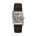 Fossil Carraway Automatic Beige Dial Watch ME3272