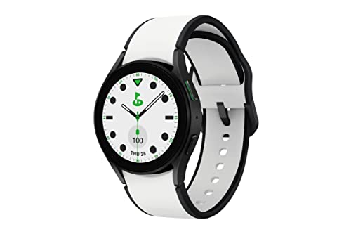 SAMSUNG Galaxy Watch 5 Golf Edition, 40mm Bluetooth Smartwatch w/ Body, Health, Fitness and Sleep Tracker, Improved Battery, Enhanced GPS Tracking, US Version, Gray Bezel w/Two-Tone Band