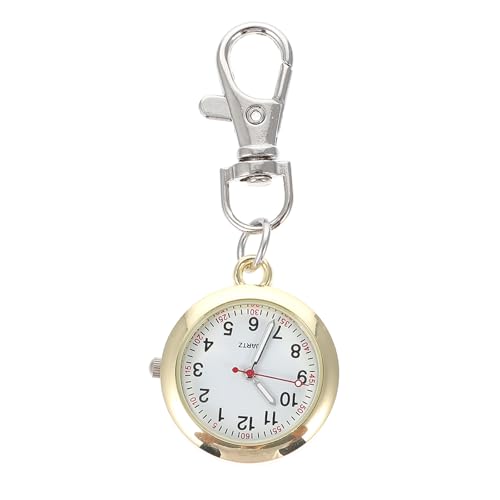 Veemoon Clip on Pocket Watch: 2.8 Inch Portable Nurse Badge Watch with Second Hand for Nurses Doctors Chefs Students Unisex