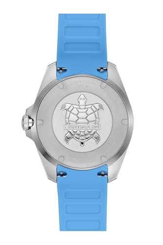 Certina,Mens,DS-X GMTQuartz,Stainless Steel,41.2mmWatch,White,Rubber,C0474521701100