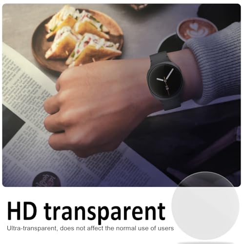 SPGUARD 4 Pack for Samsung Galaxy Watch 8 Screen Protector 40mm Tempered Glass Clear Film Anti Scratch Bubble Free Compatible with Galaxy Watch8 40mm(NOT for Others Models)