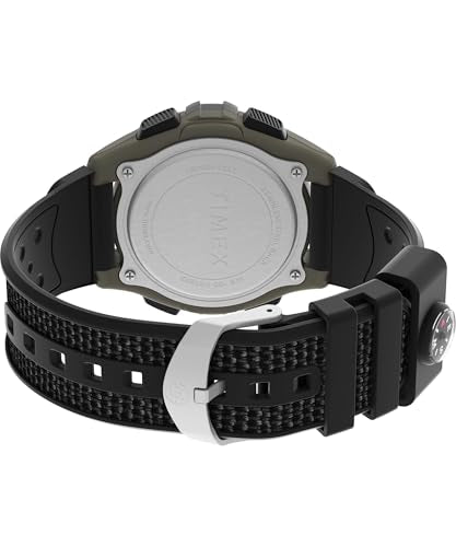 Timex Men's Expedition 41mm Watch - Black Strap Digital Dial Green Case