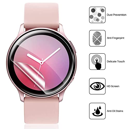 Lamshaw Universal Round Watch Screen Protector, [6 Pack] Full Coverage TPU Clear Film Anti-Scratch, Anti-Fingerprint, Bubble Free (29mm Diameter)