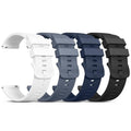 Vanjua 22mm Watch Bands Quick Release Replacement Wristband, 4 Pack Soft Silicone Waterproof Sport Straps Band for Men Women