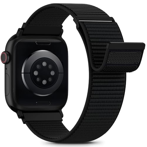 Nylon Sport Loop Band Compatible with Apple Watch Bands 38mm 40mm 41mm 42mm for Women Men, iWatch Wrist Straps for Se, Series 11 10 9 8 7, Breathable, Soft Band Ideal for Outdoor