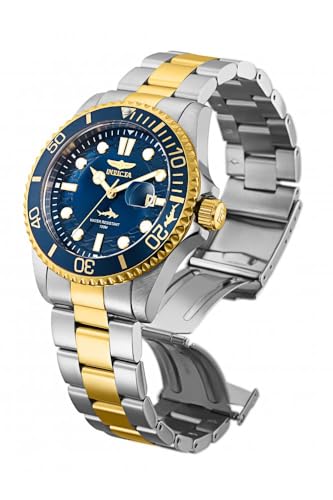 Invicta Mens Pro Diver Quartz Watch, Two Tone, 30021