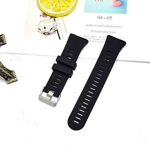 Watbro Compatible with Garmin Forerunner 45 band, Soft Silicone Sport Replacement Watch Band, Fitness Strap Bracelet Wristband for Garmin Forerunner 45 Smartwatch