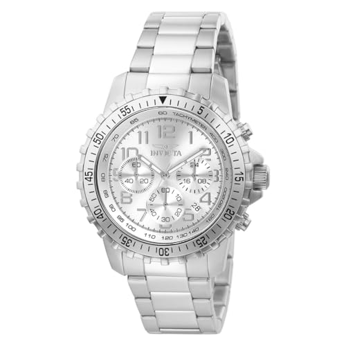 Invicta Men's Specialty Quartz Watch with Stainless Steel Band, Silver (Model: 6620)