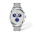 Tissot PR 100 Quartz Chronograph 40mm, Swiss Quartz Watch for Men, Stainless Steel Case, White Dial, T1504171101100