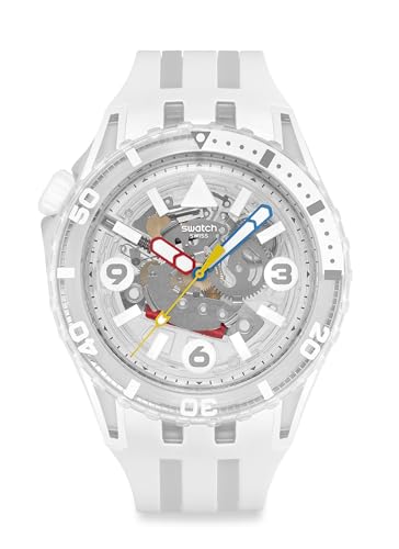 Swatch Unisex Casual Watch Transparent Bio-sourced Quartz Aurelia Aurita
