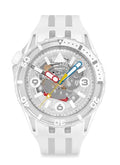 Swatch Unisex Casual Watch Transparent Bio-sourced Quartz Aurelia Aurita