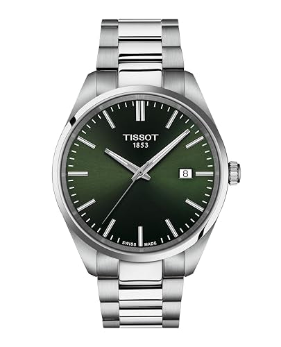Tissot Mens PR 100 316L Stainless Steel case Quartz Watches, Grey, Stainless Steel, 20 (T1504101109100)