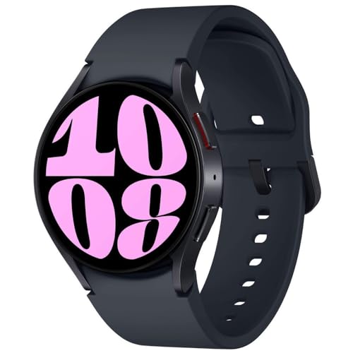 SAMSUNG Galaxy Watch 6 (40mm, WiFi + 4G LTE) 1.3" Super AMOLED Smartwatch GPS Bluetooth, Fully Unlocked w/Sleep Coaching, Water Resistant, BP Monitor R935U (w/Fast Charger Cube, Graphite) (Renewed)