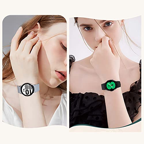 10 Pack No Gap Bands Compatible with Samsung Galaxy Watch 7 6 5 4 Band 40mm 44mm, Galaxy Watch 6 4 Classic 42mm 46mm 43mm 47mm 5 Pro 45mm, 20mm Soft Silicone Sport Strap Women Men