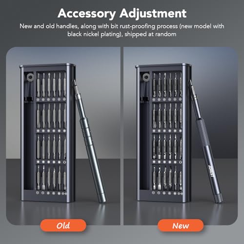 JOREST 52-IN-1 Precision Screwdriver Set, Mini Repair Tool Kit with Torx for Macbook, Computer, Laptop, iPhone, PS5, Xbox, Switch, Glasses, Watch, Ring Doorbell, Electronic, Small Gift Gadget for Men