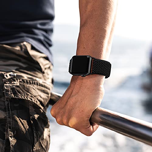 Lerobo Elastic Bands Compatible with Apple Watch 44mm 45mm 46mm 42mm 49mm 40mm for Women Men,Stretchy Solo Loop Soft Nylon Adjustable Solo Loop Sport Bands for iWatch SE Series 11 10 9 8 7 6 5 4 3 2 1