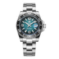 ADDIESDIVE 41 MM Dive Watches for Men Easy to Read Dial Quartz Mens Watch 200 M Waterproof BGW9 Luminous Analog Blue Gradient Military Hybrid Dial