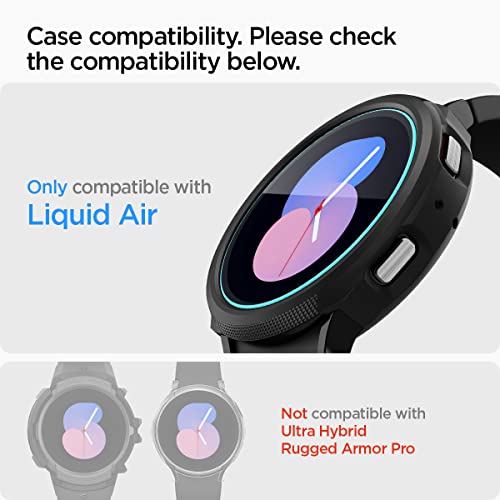 Spigen Tempered Glass Screen Protector [GlasTR EZ FIT] designed for Galaxy Watch FE / 5/4 (40mm) - 2 Pack
