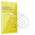 Lamshaw Universal Round Watch Screen Protector, [6 Pack] Full Coverage TPU Clear Film Anti-Scratch, Anti-Fingerprint, Bubble Free (29mm Diameter)