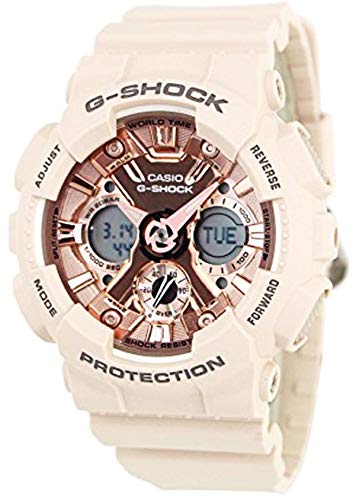 Casio Women's GMA-S120MF-4ACR G Shock Analog-Digital Display Quartz Pink Watch
