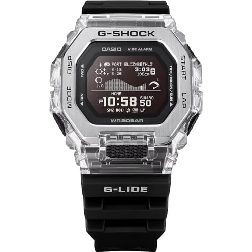 Casio G-Shock G-LIDE GBX-100 Series Digital Black Resin Watch 50.9mm - GBX100S-1