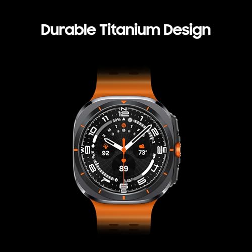 Samsung Galaxy Watch Ultra (2024) 47mm LTE AI Smartwatch w/Energy Score, Wellness Tips, Heart Rate Tracking, Sleep Monitor, Fitness Tracker, GPS, Titanium Gray [US Version, 1Yr Manufacturer Warranty]