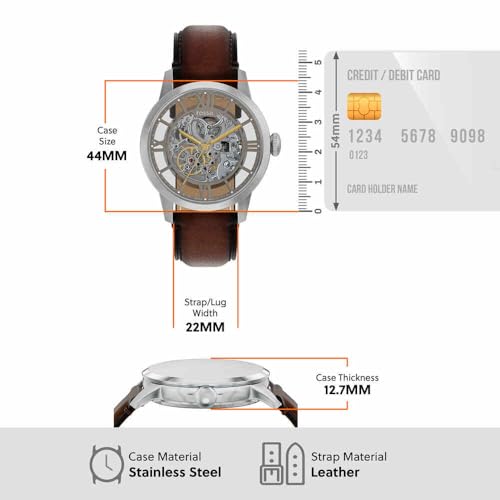 Fossil Townsman Automatic Silver Dial Watch ME3270