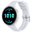 GEAK Compatible with Garmin Vivoactive 5 Watch Bands/Garmin Vivoactive 3 Watch Bands,20mm Silicone Band for Vivoactive 3 Music/Vivomove Sport,Forerunner 645/245 Music Smartwatch Women Men White