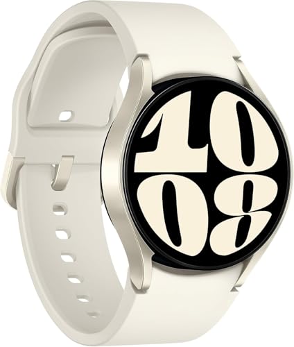 SAMSUNG Galaxy Watch 6 (40mm, WiFi + 4G LTE) 1.3" Super AMOLED Smartwatch GPS Bluetooth, Fully Unlocked w/Sleep Coaching, Water Resistant, BP Monitor R935U (w/Fast Charger Cube, Gold) (Renewed)