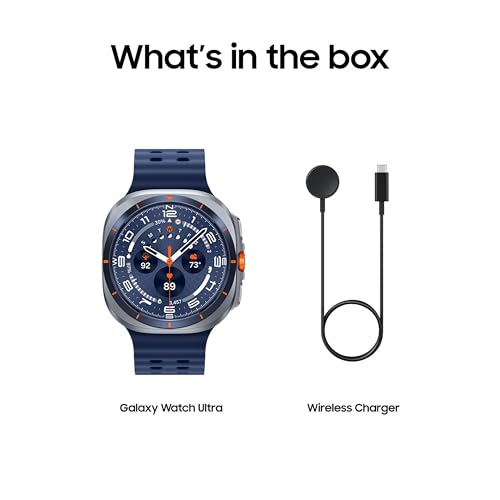 Samsung Galaxy Watch Ultra (2025), Titanium Blue, 47mm, LTE Smartwatch