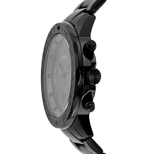 Bannon Multifunction Black Stainless Steel Watch