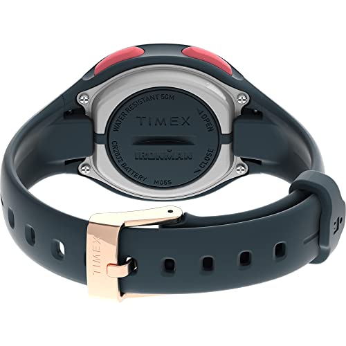 Timex Ironman Triathlon Transit+ Watch with Activity Tracking & Heart Rate 33mm – Navy with Resin Strap