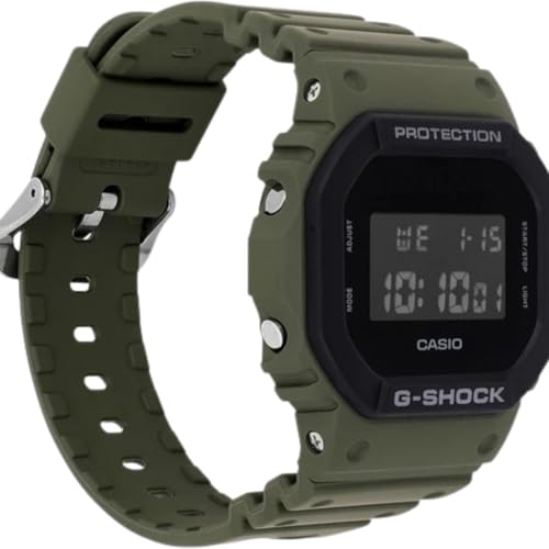 Casio DW5610UU-3 Men's Classic Urban Utility Green Resin Band Alarm Chronograph G Shock Watch