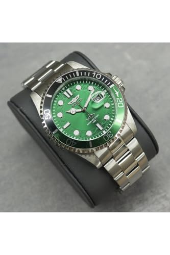 Invicta Pro Diver Men 43mm Stainless Steel Steel Green dial PC32 Quartz